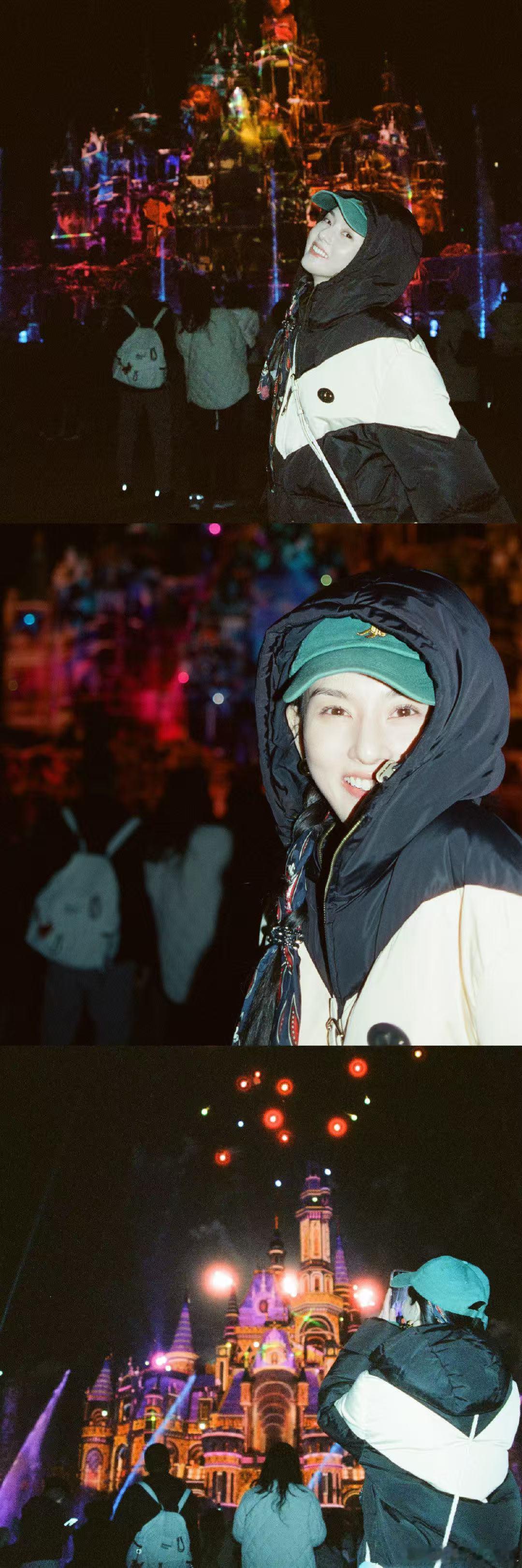 宋祖儿绿色look 宋祖儿发博分享电影感随拍，绿色look时尚元气，被祖鹅美到好