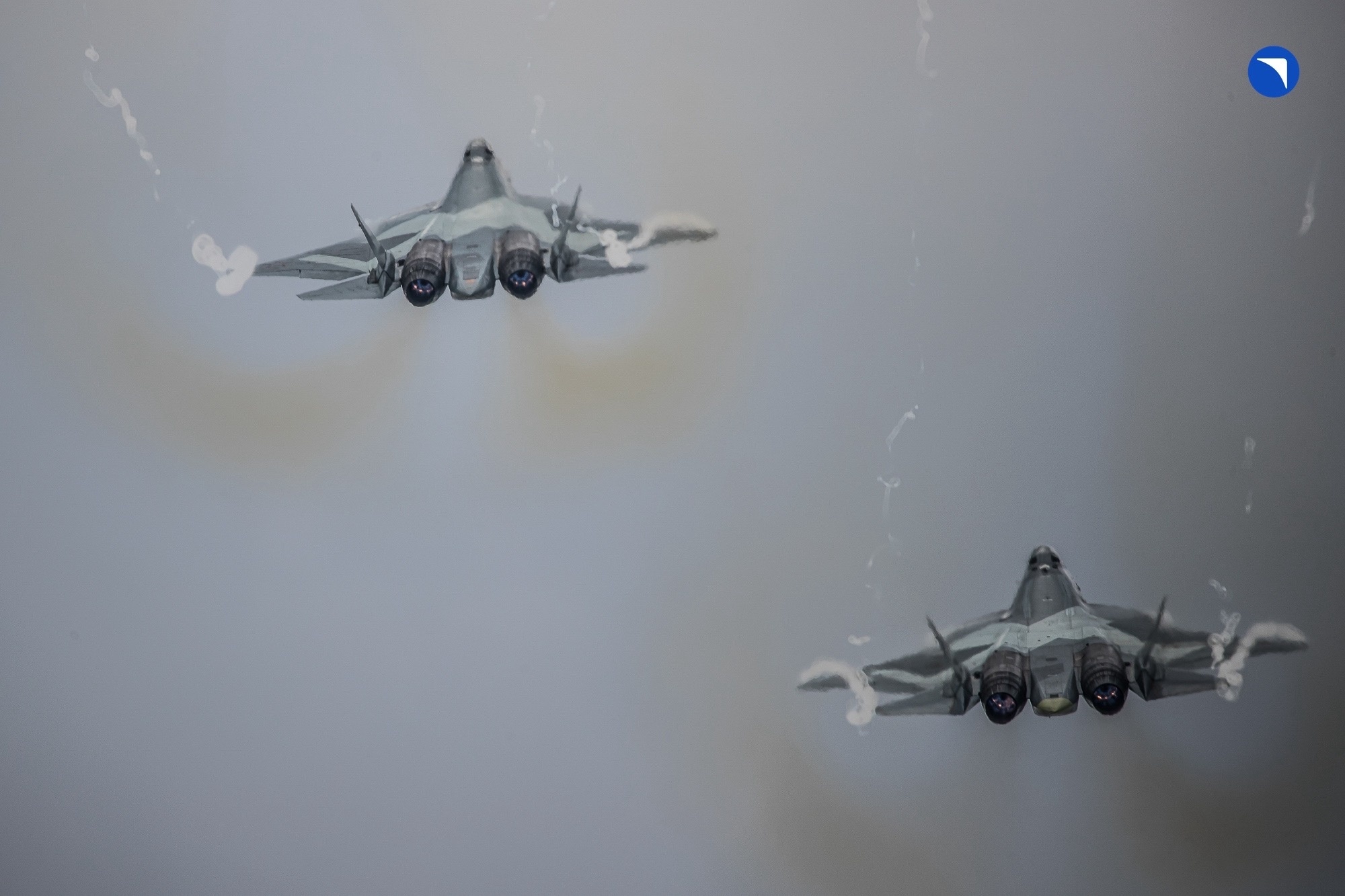 苏-57双机编队图片来源：UAC 