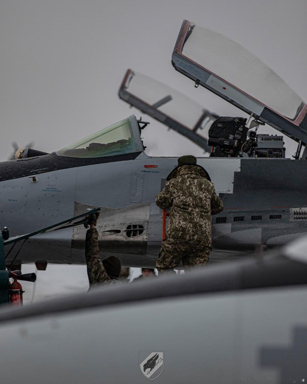 严寒天气下的乌克兰空军：米格-29战斗机在任何天气条件下都能消灭敌人 ❌💬 乌