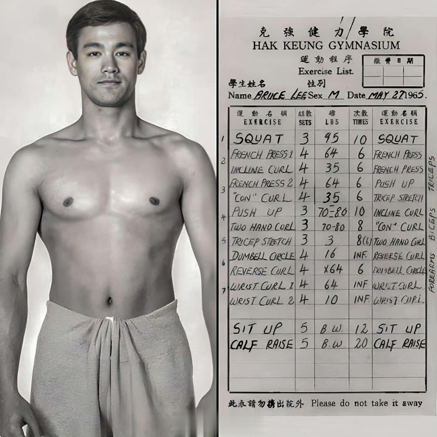 1965年，香港。25岁时的李小龙。[赞] ​​​