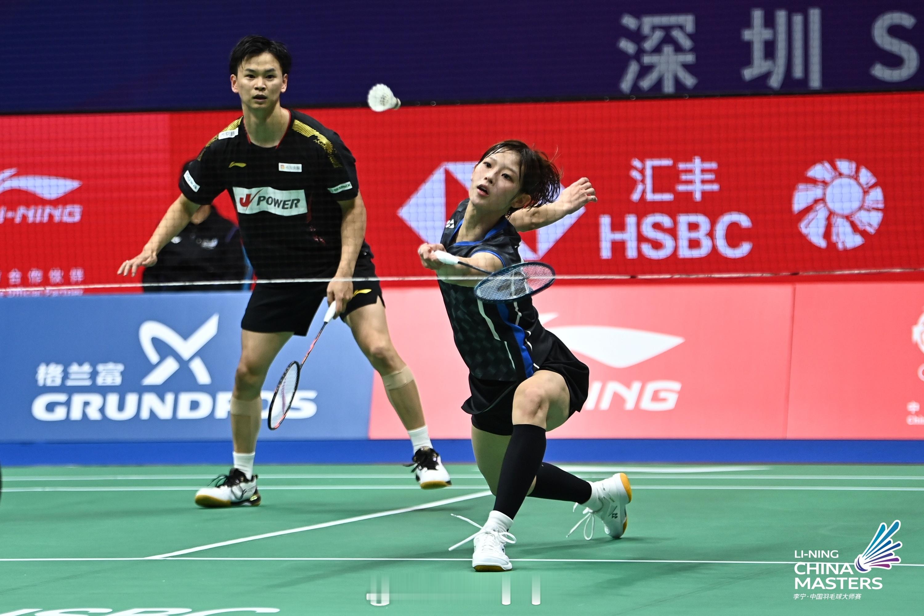 2026中国羽毛球大师赛 第一轮渡边勇大/田口真彩采访问：这是一场非常胶着的比赛