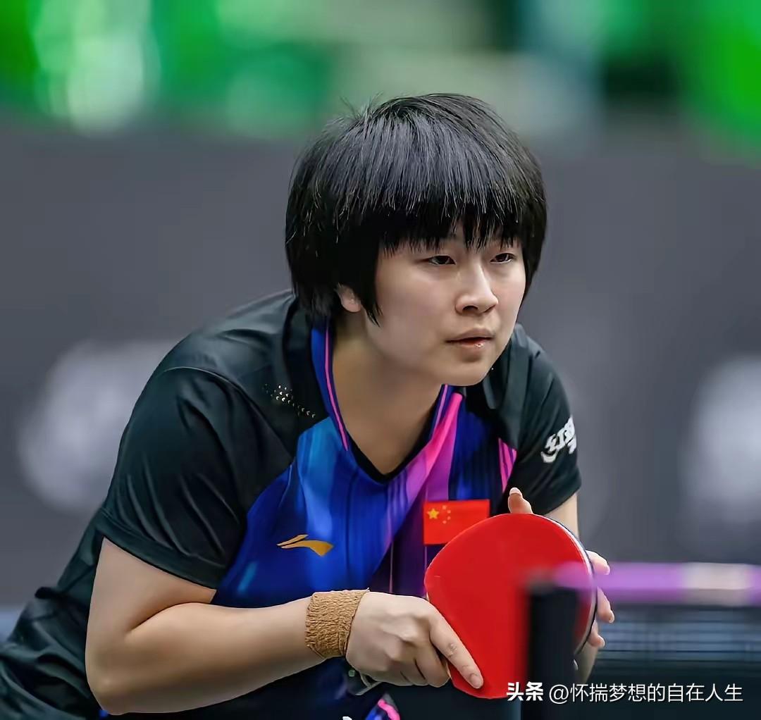 小蘑菇覃雨萱在今天凌晨结束的美国大满贯赛首轮比赛中，3比1淘汰了德国选手沙宾温特