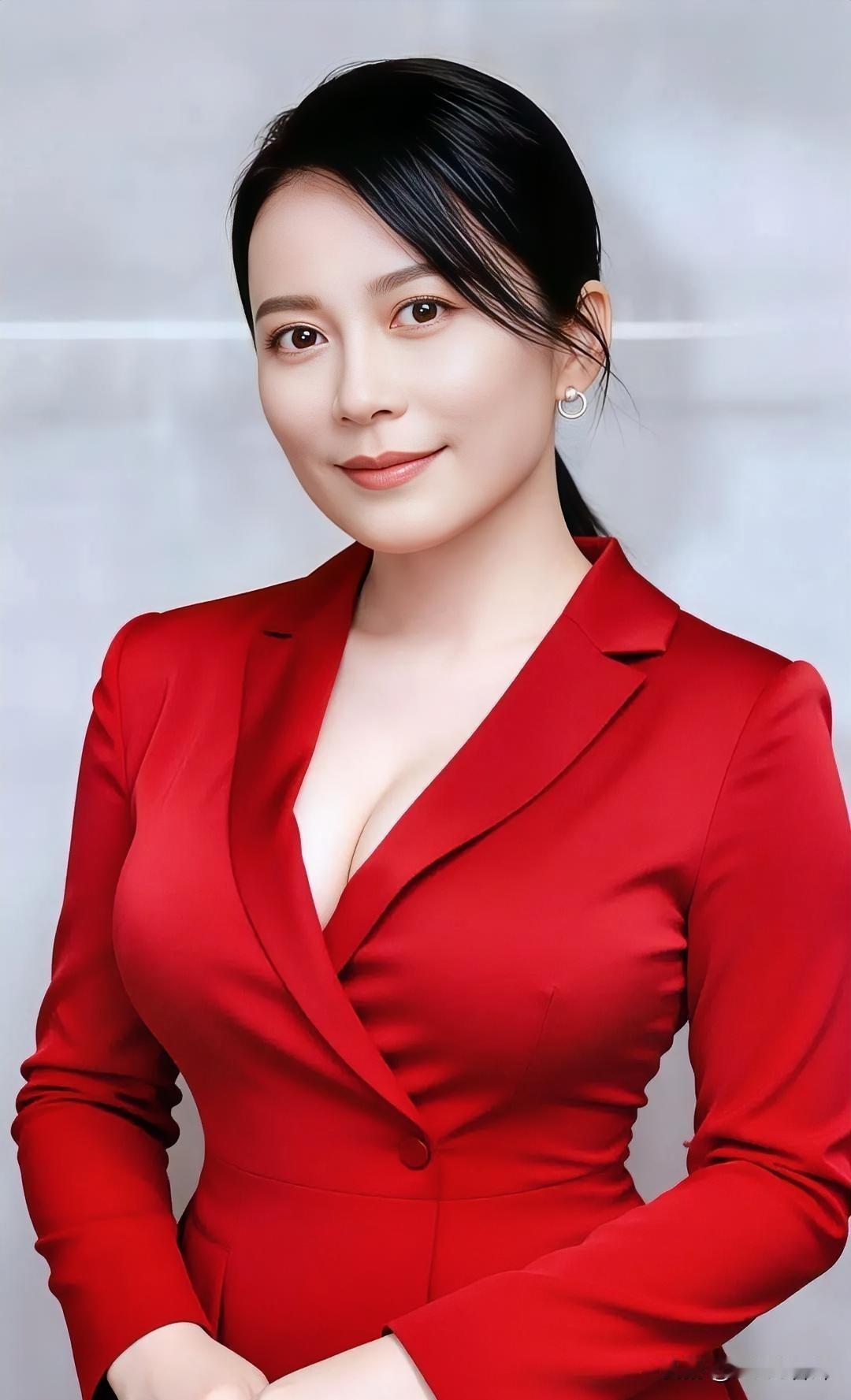 红衣衬风骨，浅笑藏温柔，气场全开。