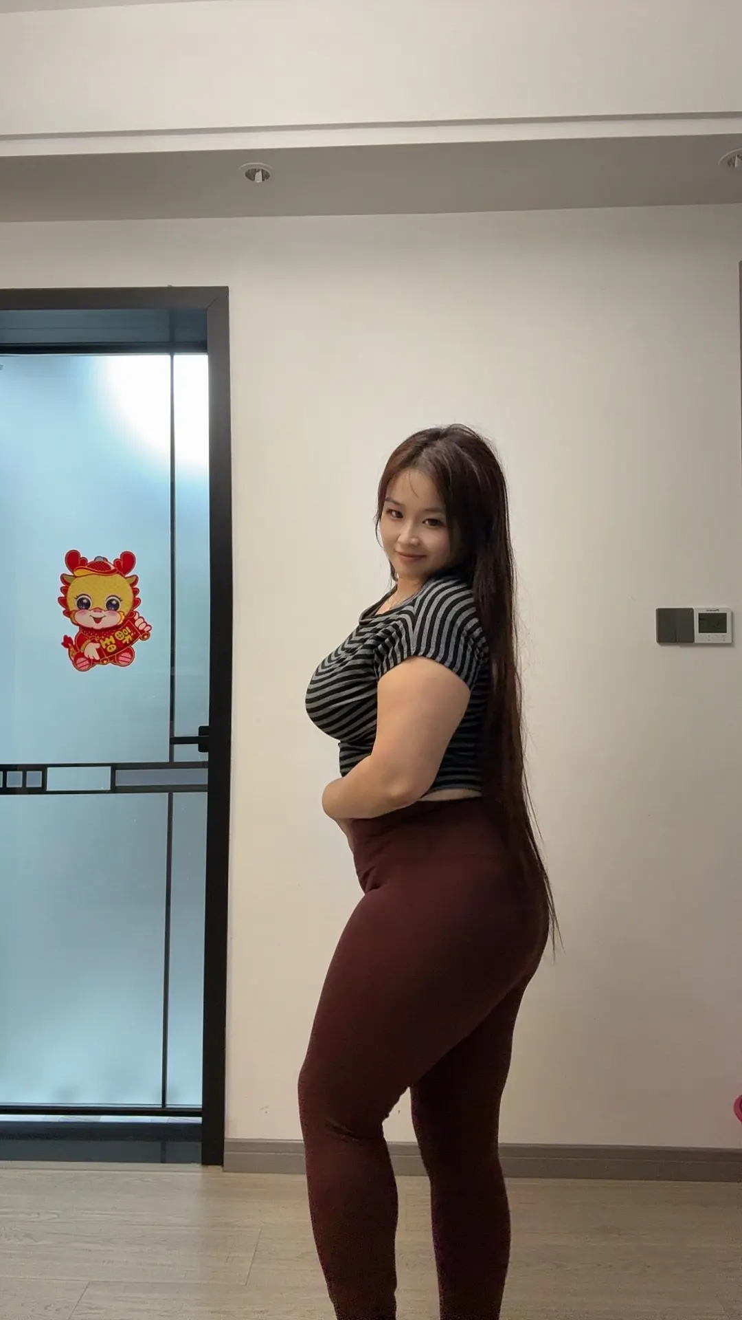 这腰看不到了，又要开始减肥了