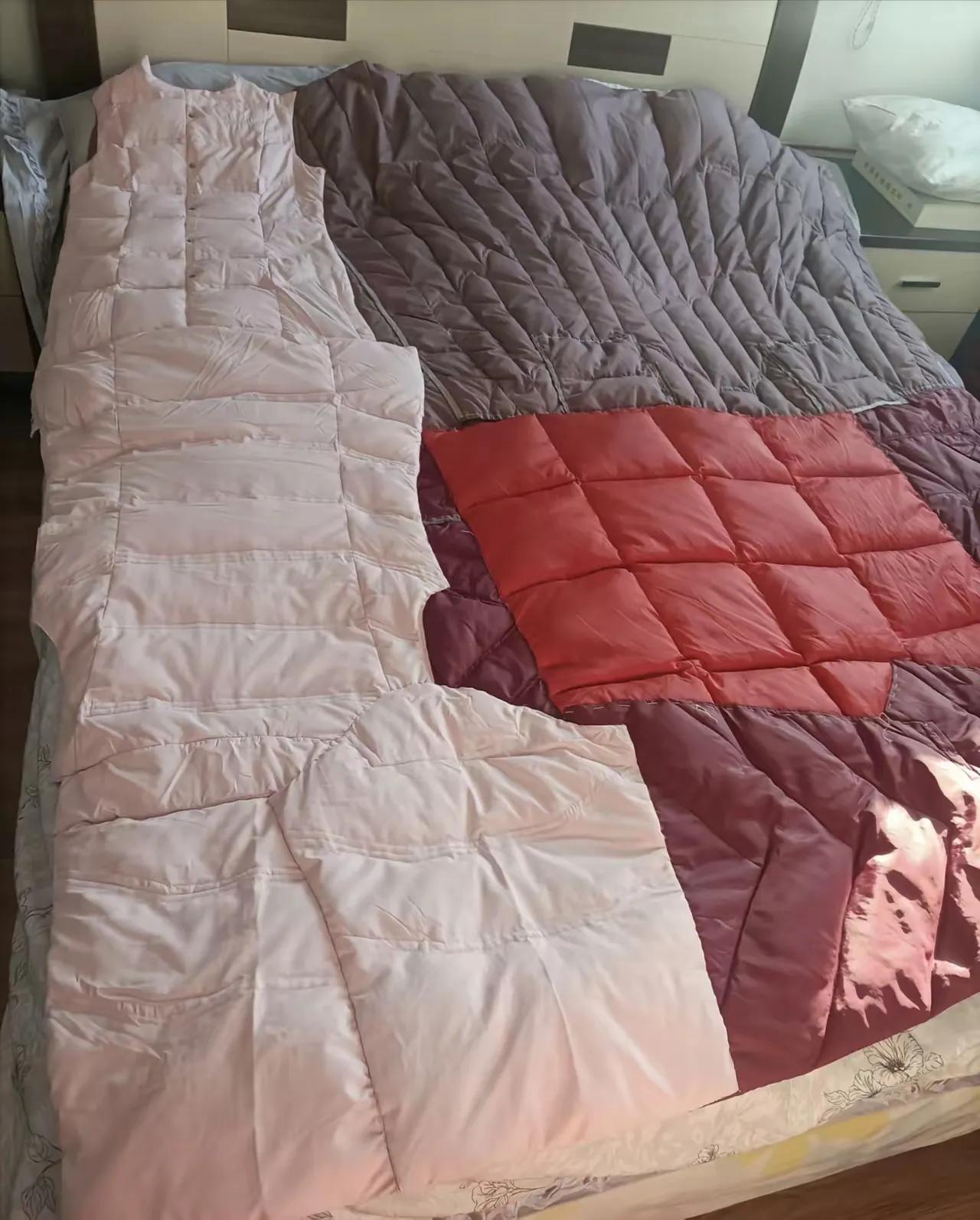 旧羽绒服留着占地方、扔了心疼，没想到手动改改就成了保暖神器，既省钱又有成就感。想