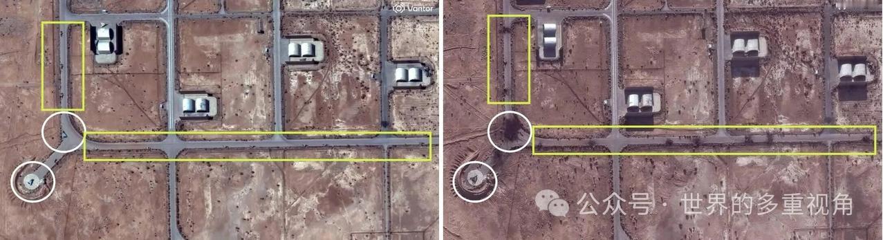 伊朗的伊斯法罕空军基地遭到袭击后，停放在这里的飞机几乎尽数被摧毁，包括至少2架F