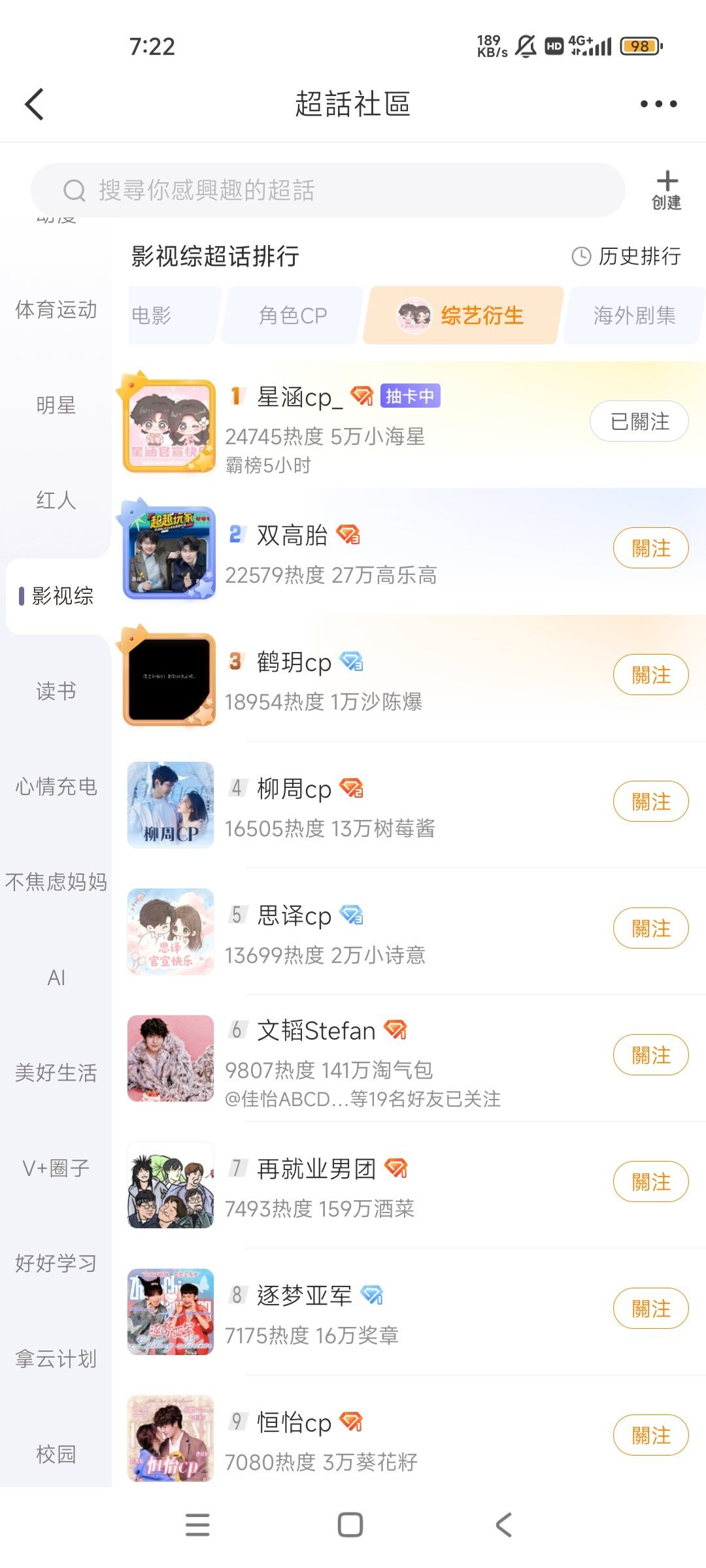 星涵cp_[超话] 啊啊啊，一觉醒来居然是第一☝🏻 ​​​