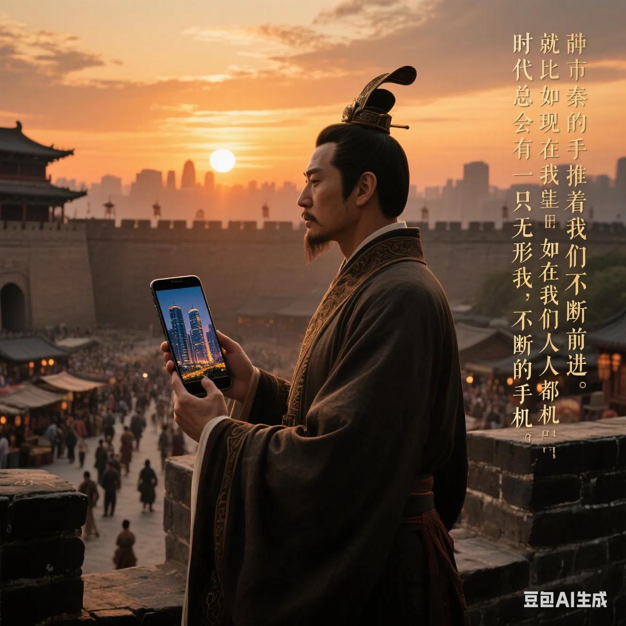 时代总会有一只无形的手推着我们不断的前进。就比如现在我们人人都手机，强如秦始皇都
