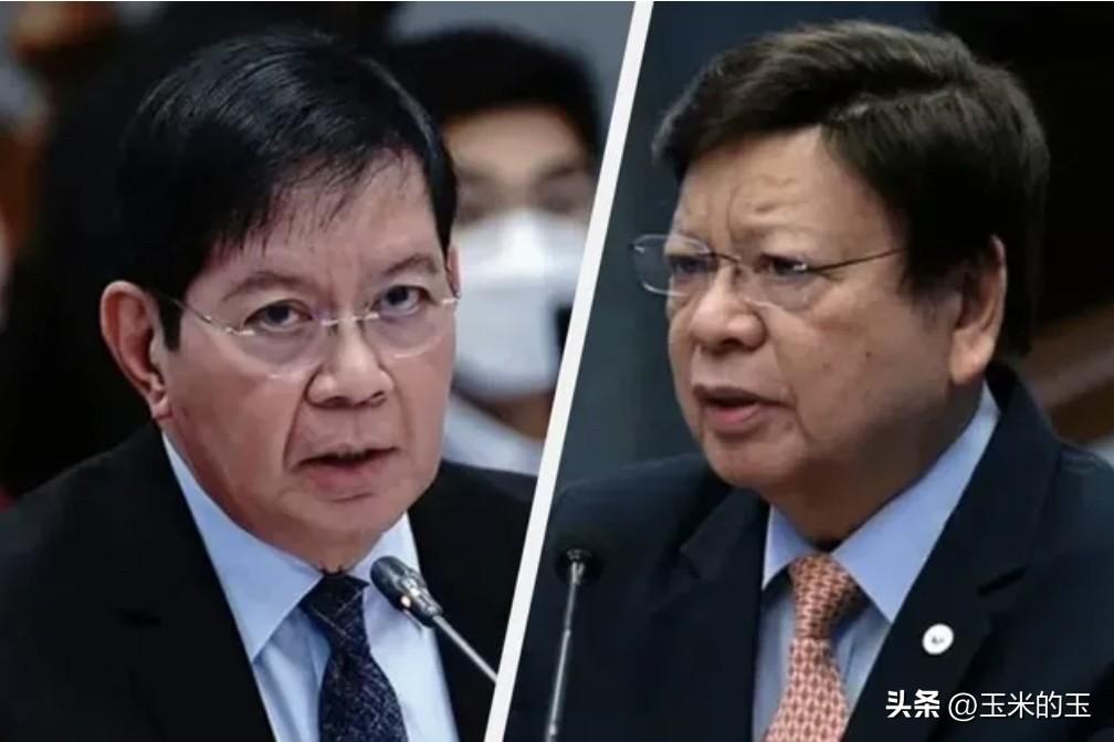 菲律宾参议院临时议长兼蓝丝带委员会主席潘菲洛·拉克森就参议员罗丹特·马科莱塔将石