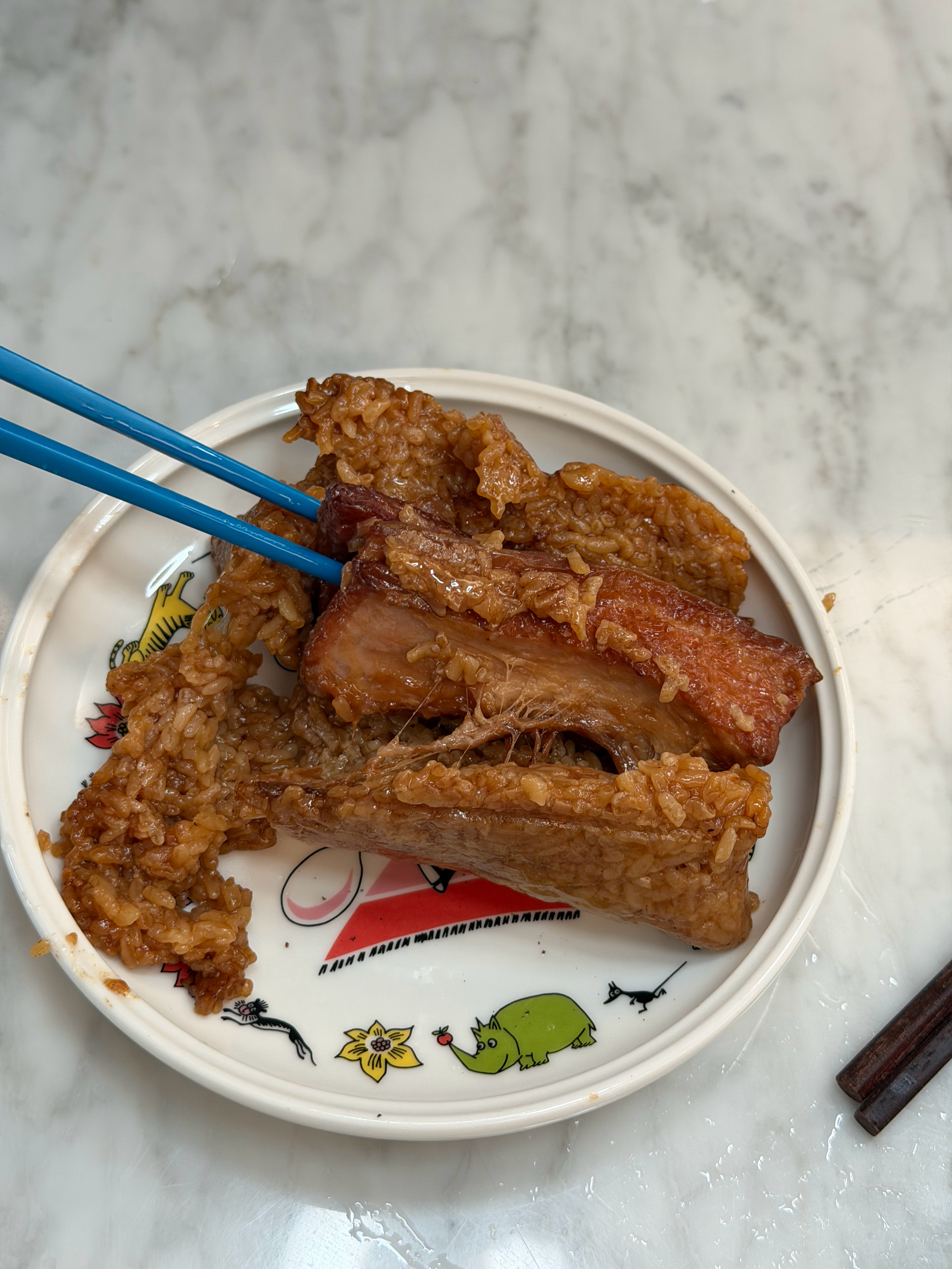 早上好啊，谁好人家粽子里包整块红烧肉 苏州