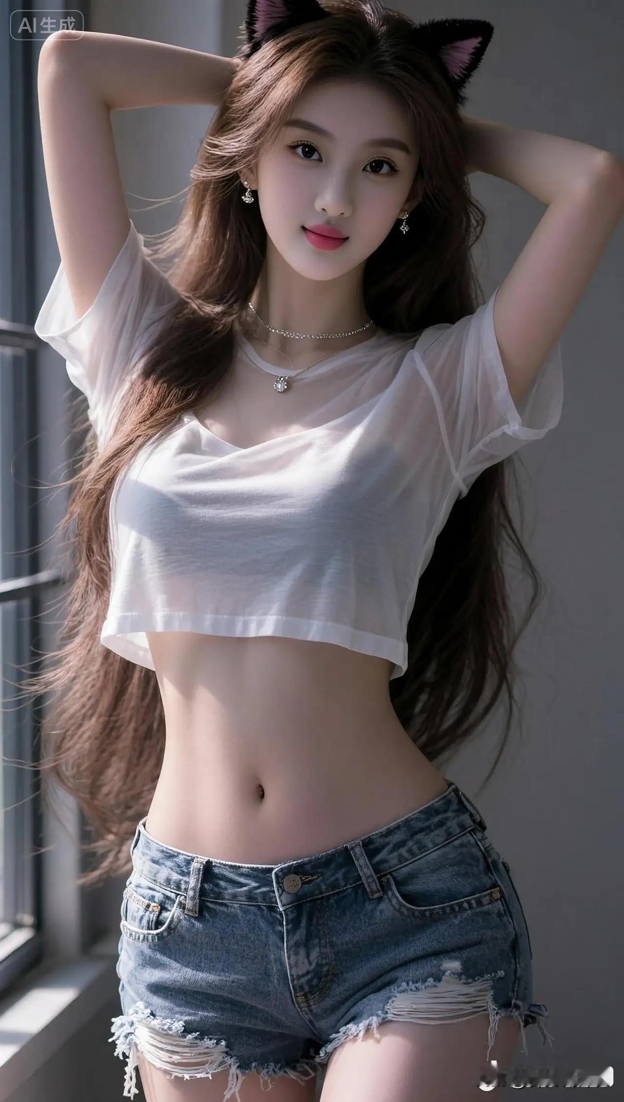 猫耳少女穿搭指南，甜美与性感并存！🐱💕🍀