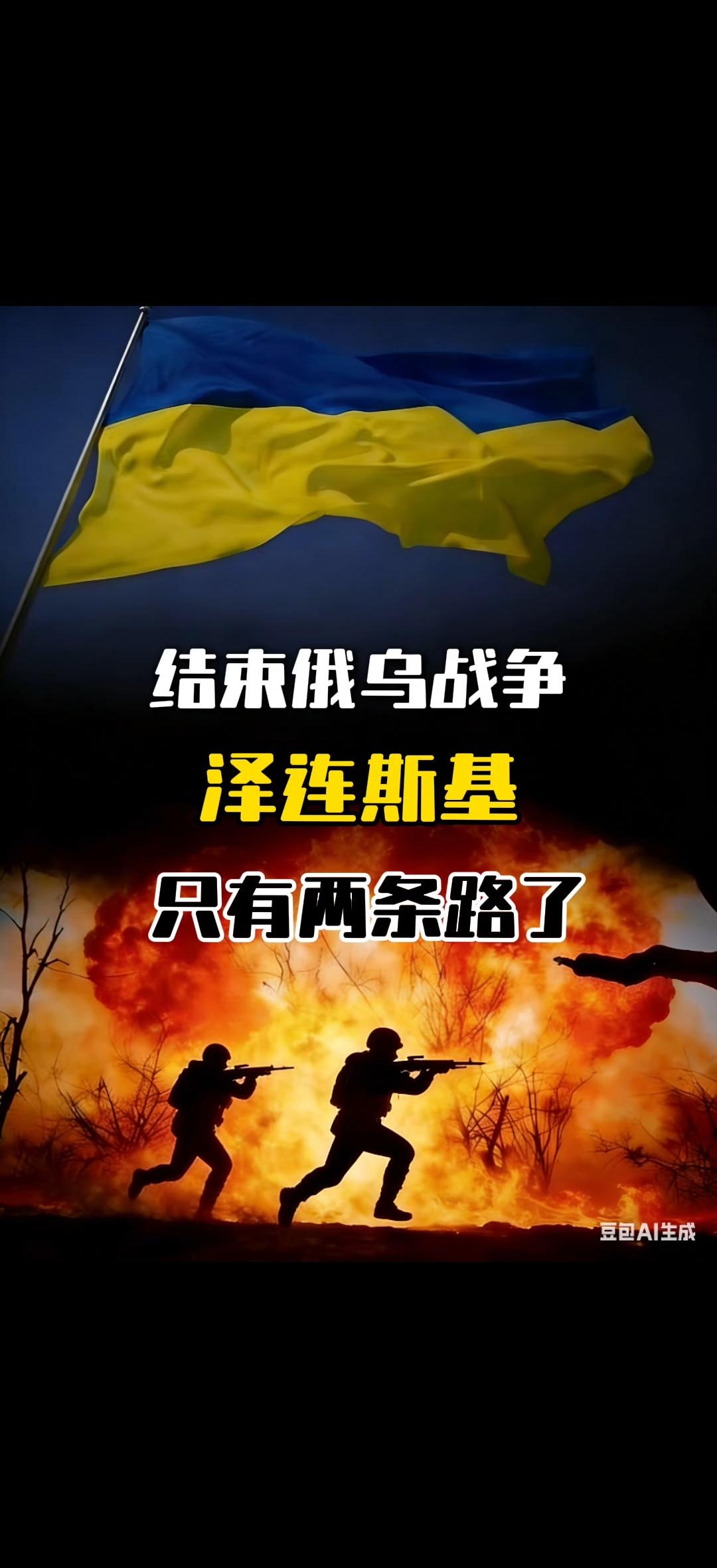 家人们，俄乌战争要大结局了？最近多家媒体爆了个大猛料：美国居然要求泽连斯基必须在