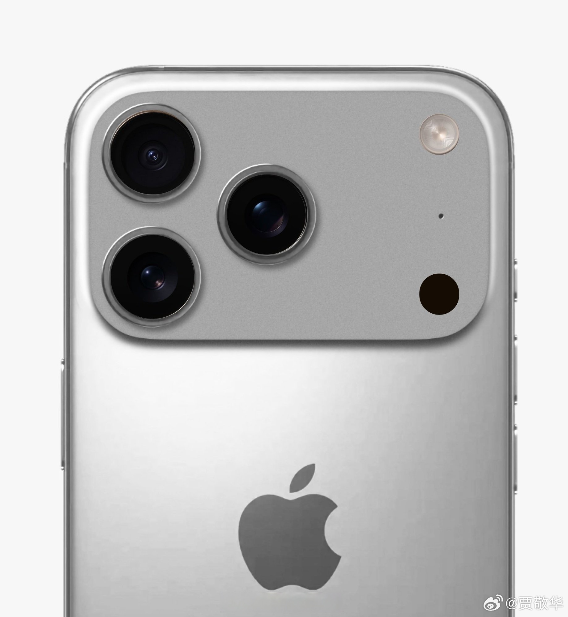 #iPhone17Pro最新外观曝光# 一年前就有人把这个设计图发出来了，现在基