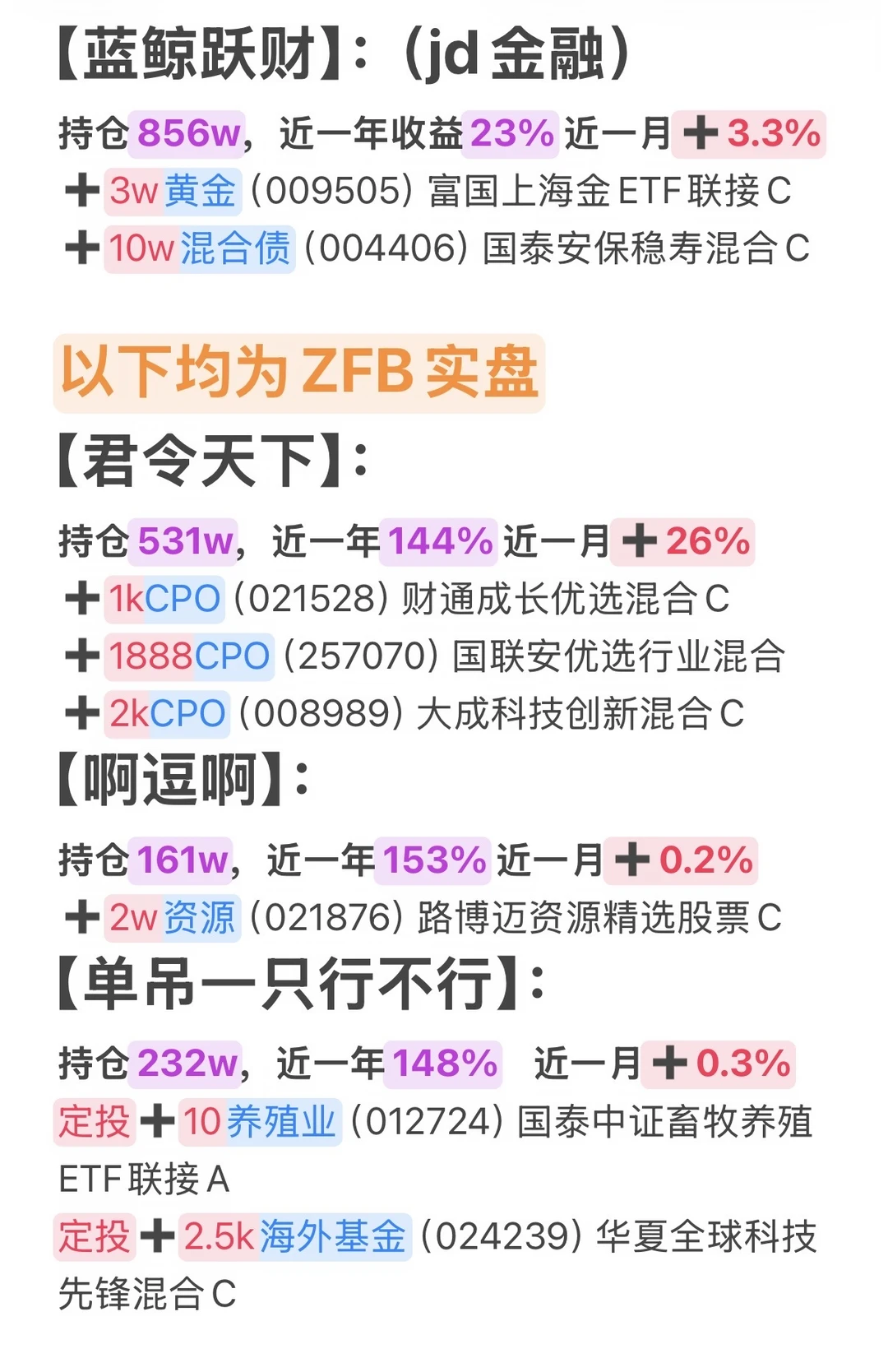 6月18日基金汇总