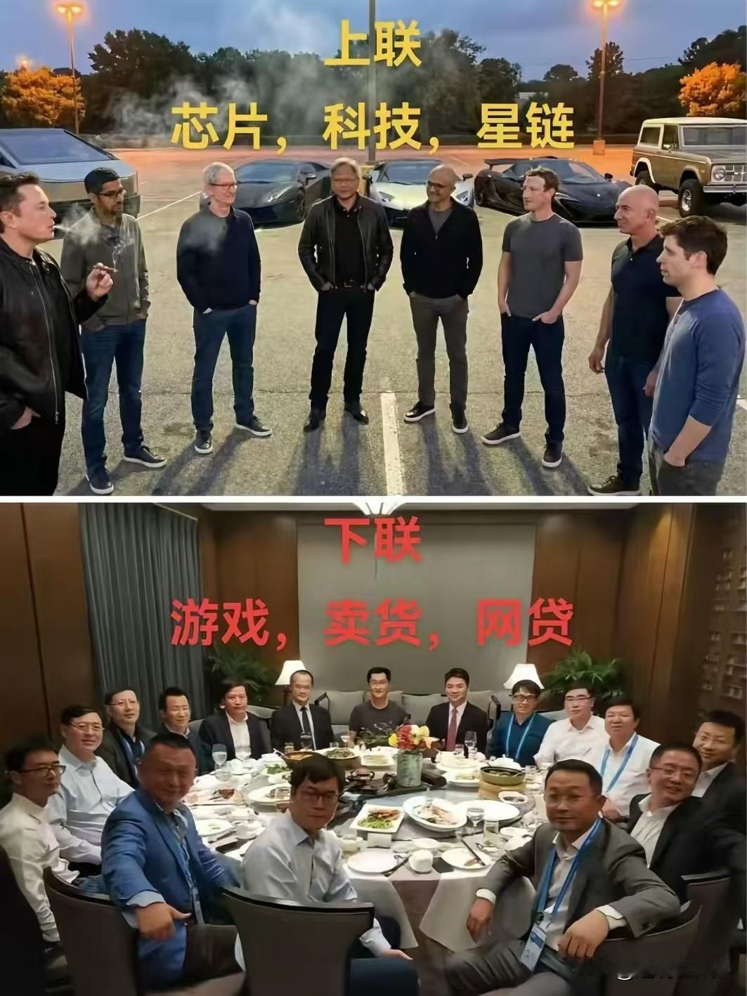 科技新贵也有中外之别🤔
中西方科技博弈 科技领袖对比