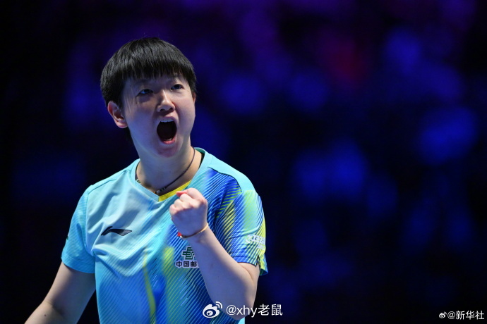 最强版孙颖莎 孙颖莎vs高达孙颖莎4比3高达