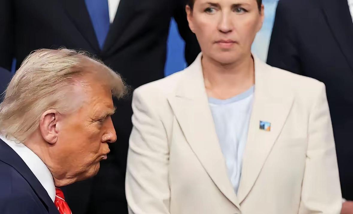 美国多半不敢用武力强占格陵兰岛了，因为丹麦首相弗雷泽里克森说了这么一句话。

这