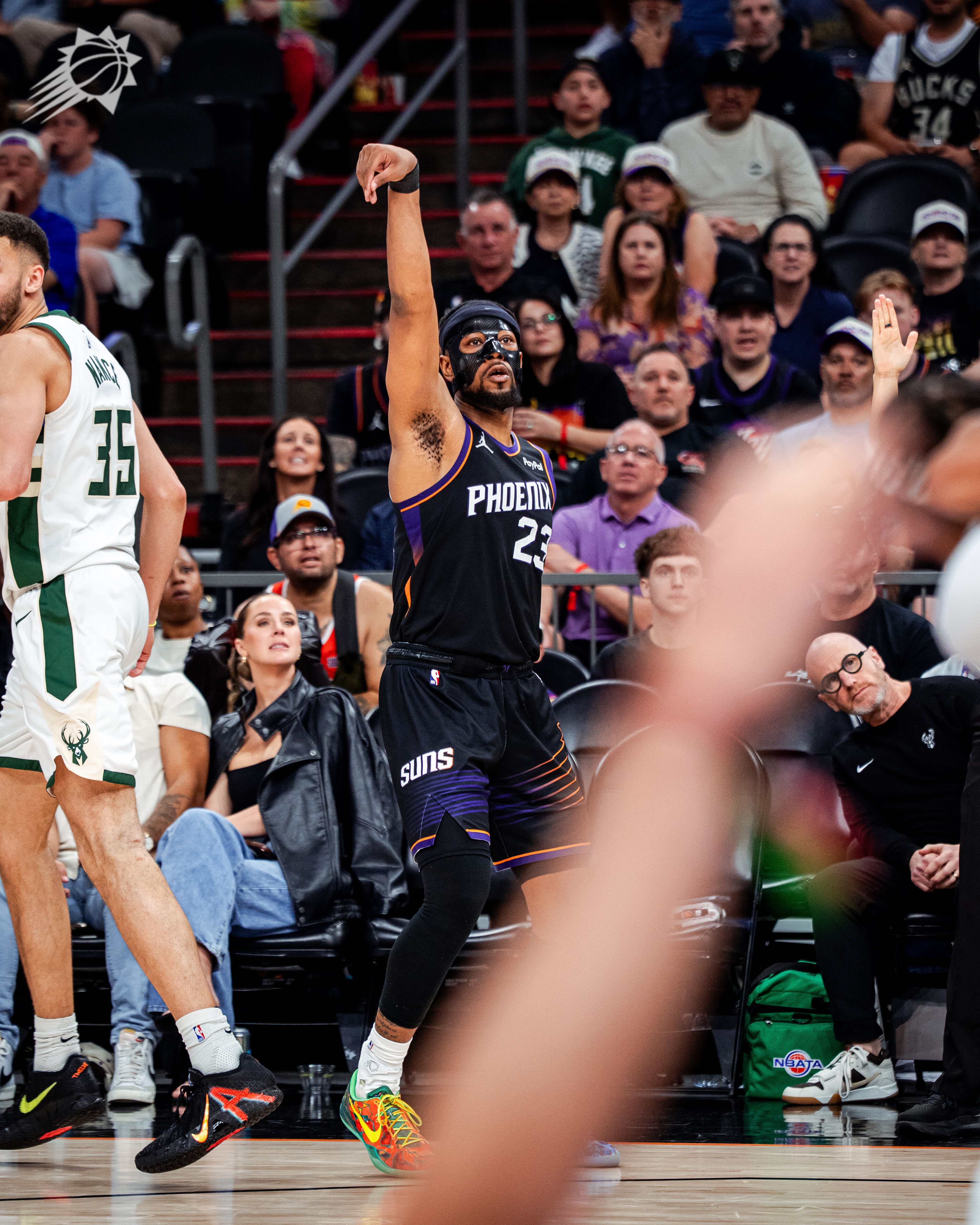 关键先生！！古德温命中三分🎯🔥菲尼克斯太阳 ｜旭日东升 ｜雄鹿vs太阳