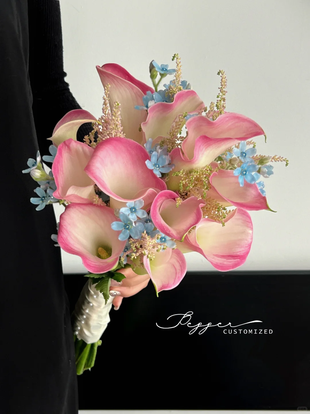 含金量高的手捧花！海芋 定制手捧｜南京花店