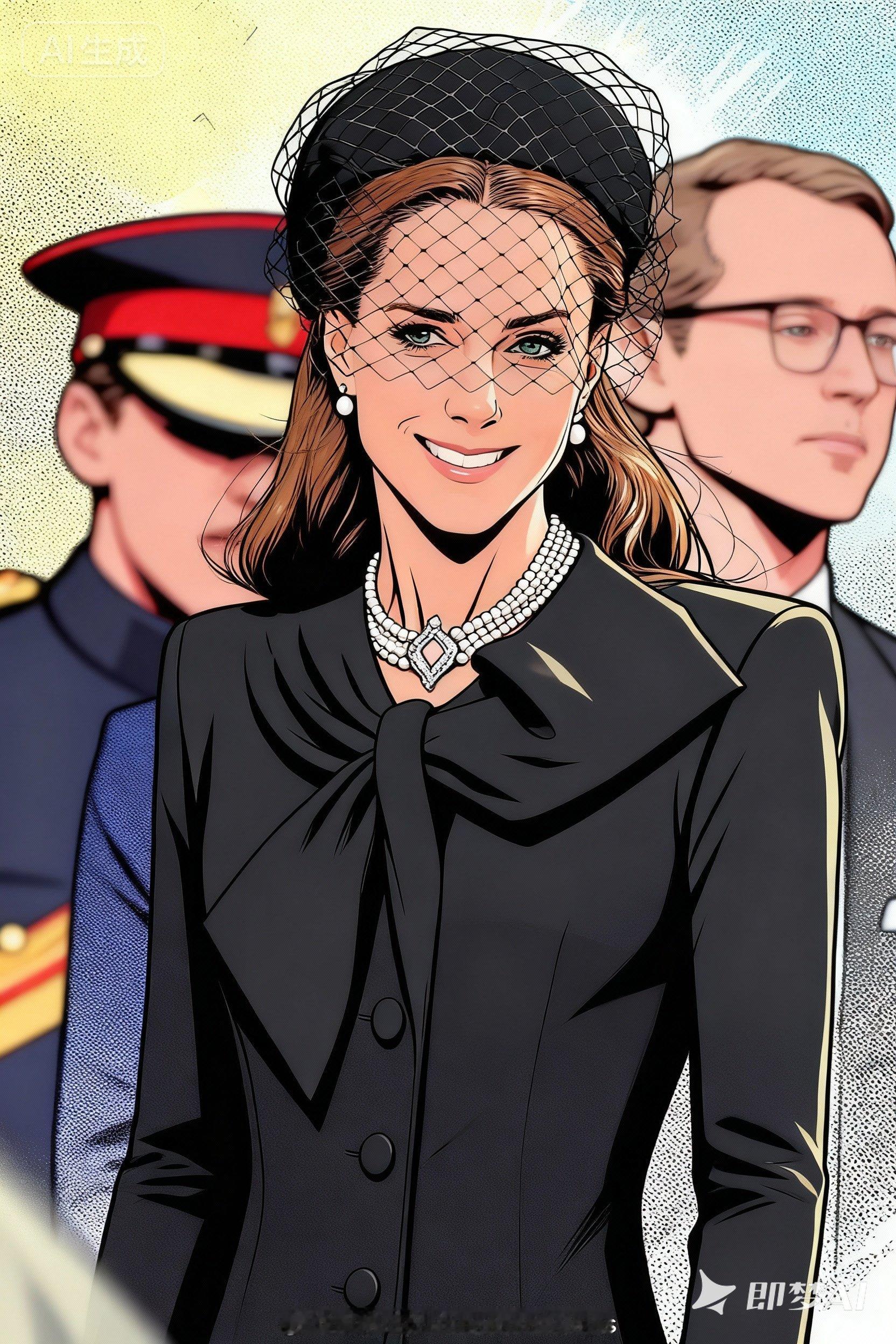 威尔士王妃凯瑟琳[超话] AI了几张，玩一下[允悲] ​​​