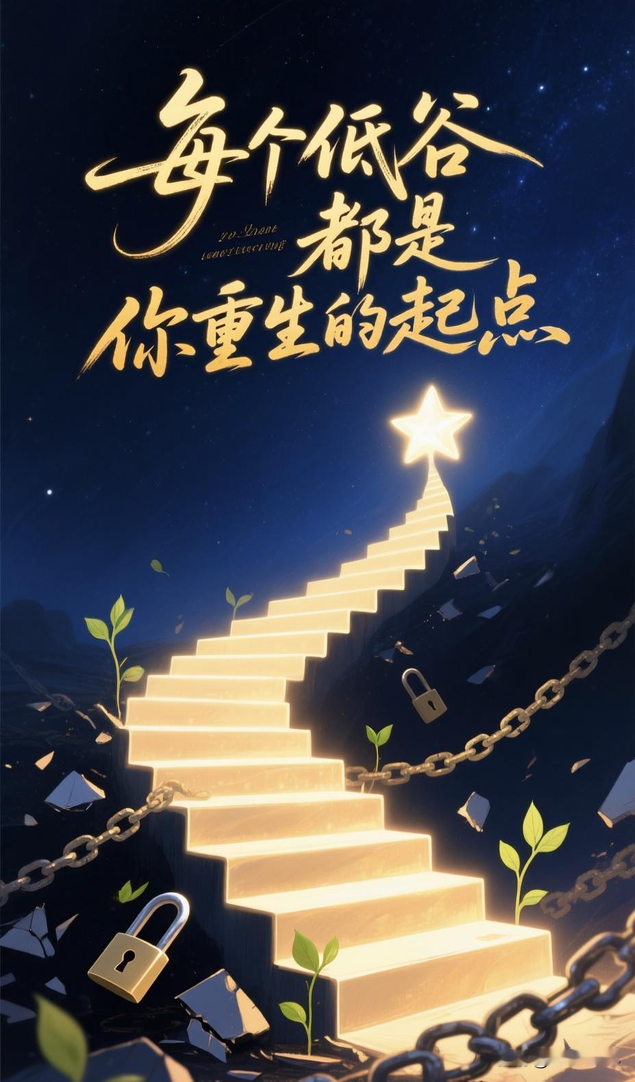 当你感觉脚下的路陷进黑暗时，请记住——光最亮的地方，通常都来自你自己眼中重新亮起