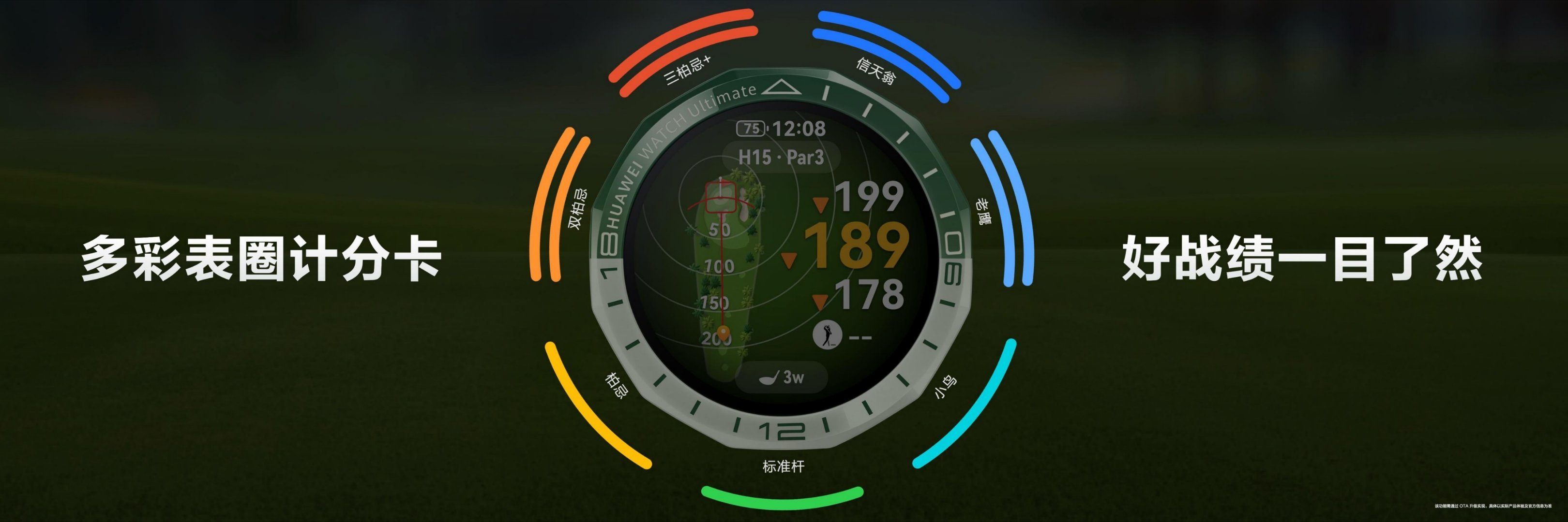 华为表王高尔夫功能有多强大最近挖到的宝藏好物必须是华为WATCH Ultimat