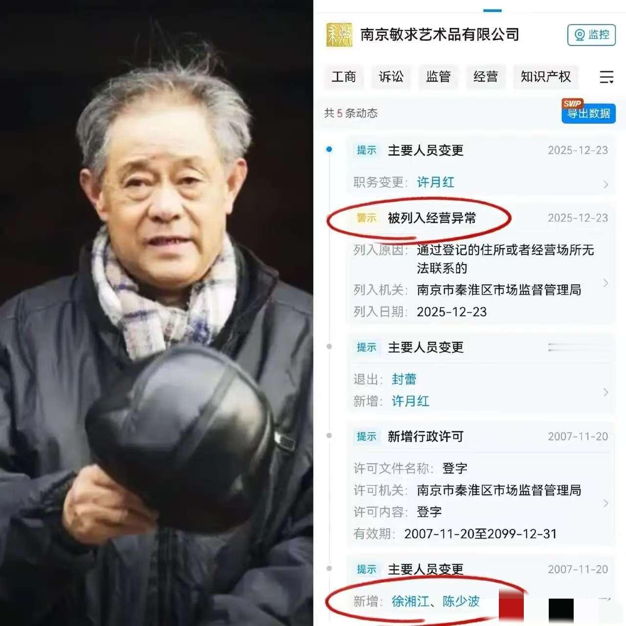 这跑路的速度，简直比变脸还快。
前脚南京博物院原院长徐湖平被查，后脚儿子徐湘江名