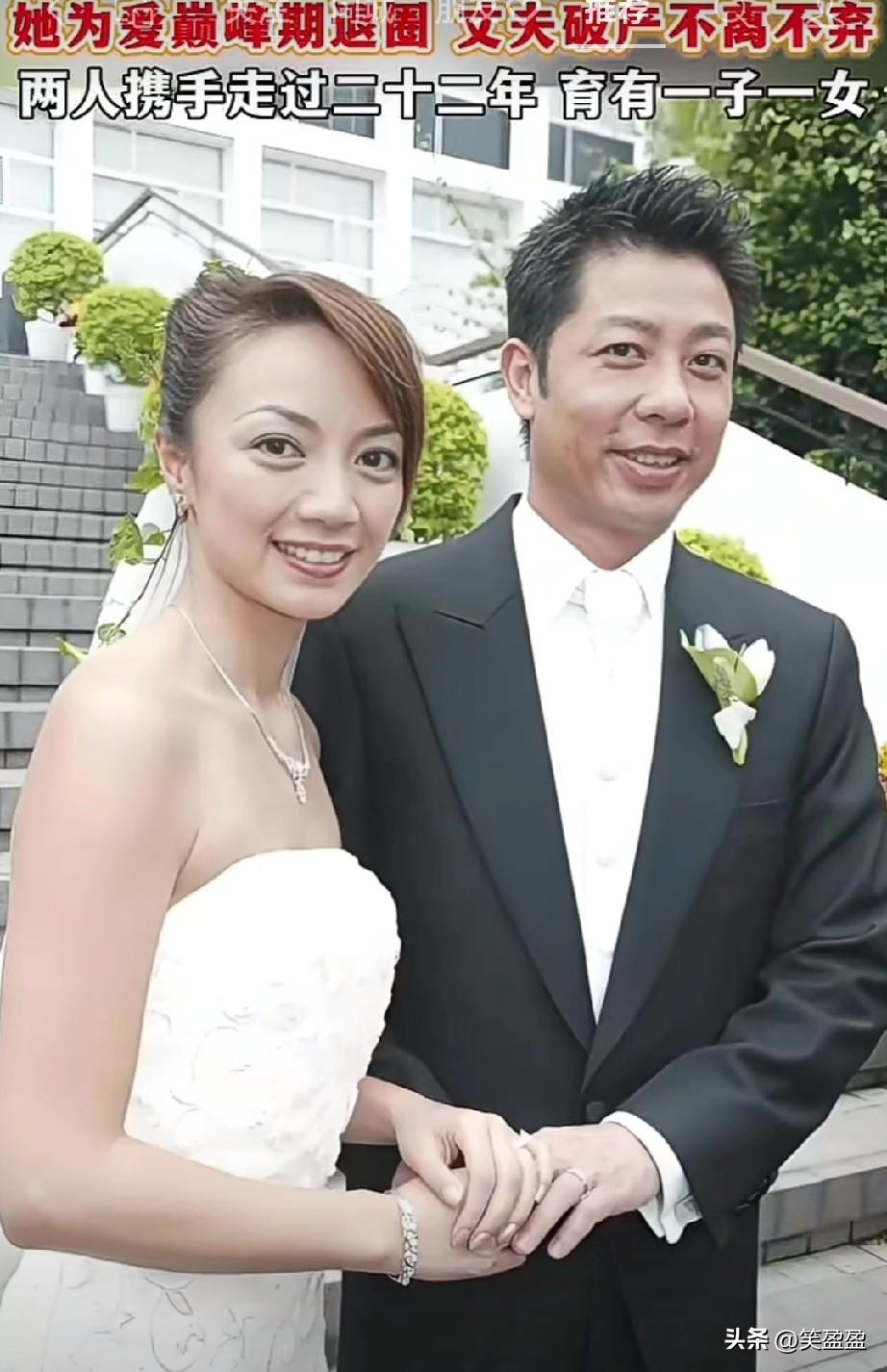 1995年香港小姐冠军杨婉仪，2003年与富商王瑞勋结婚，婚后为爱淡出演艺圈。两