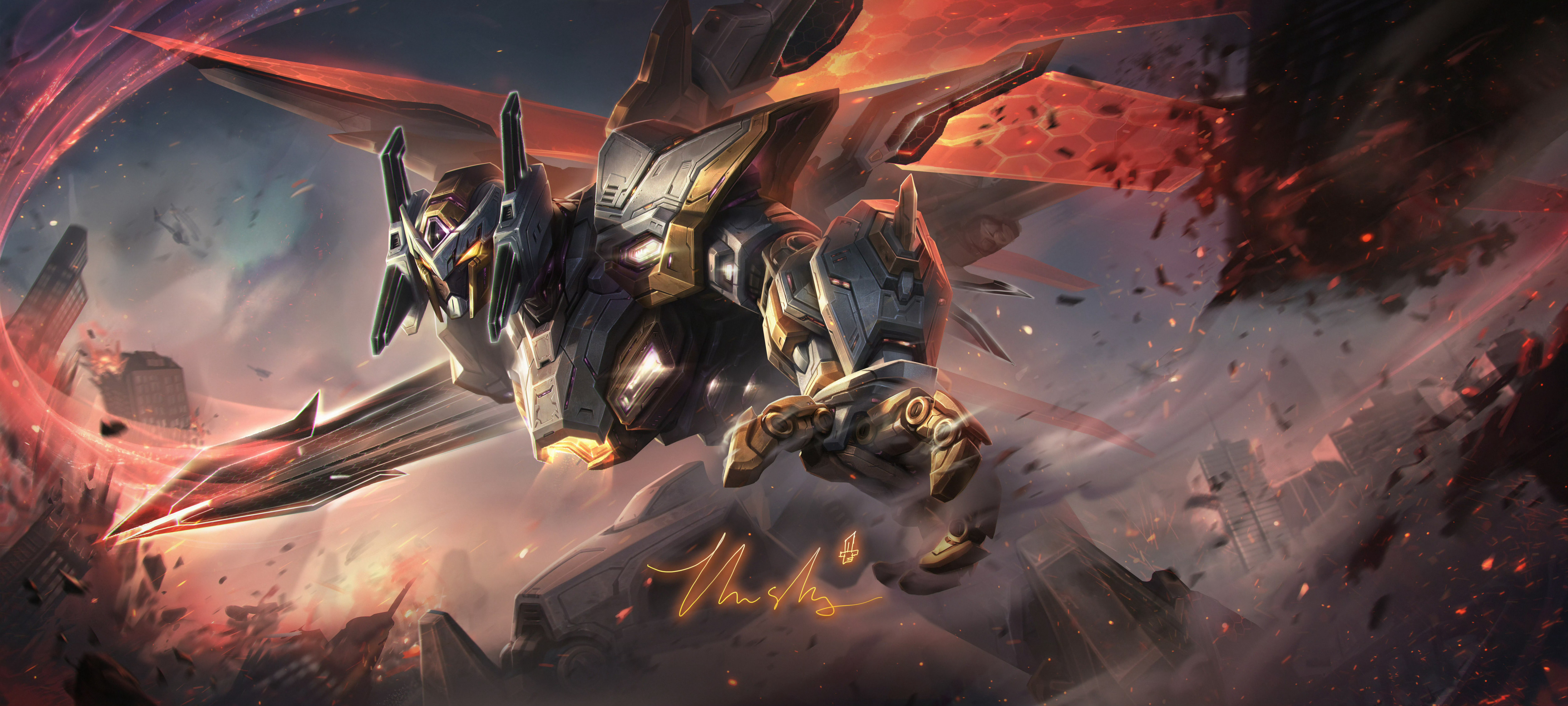 LOL手游TheShy剑魔联名皮肤原画英雄联盟