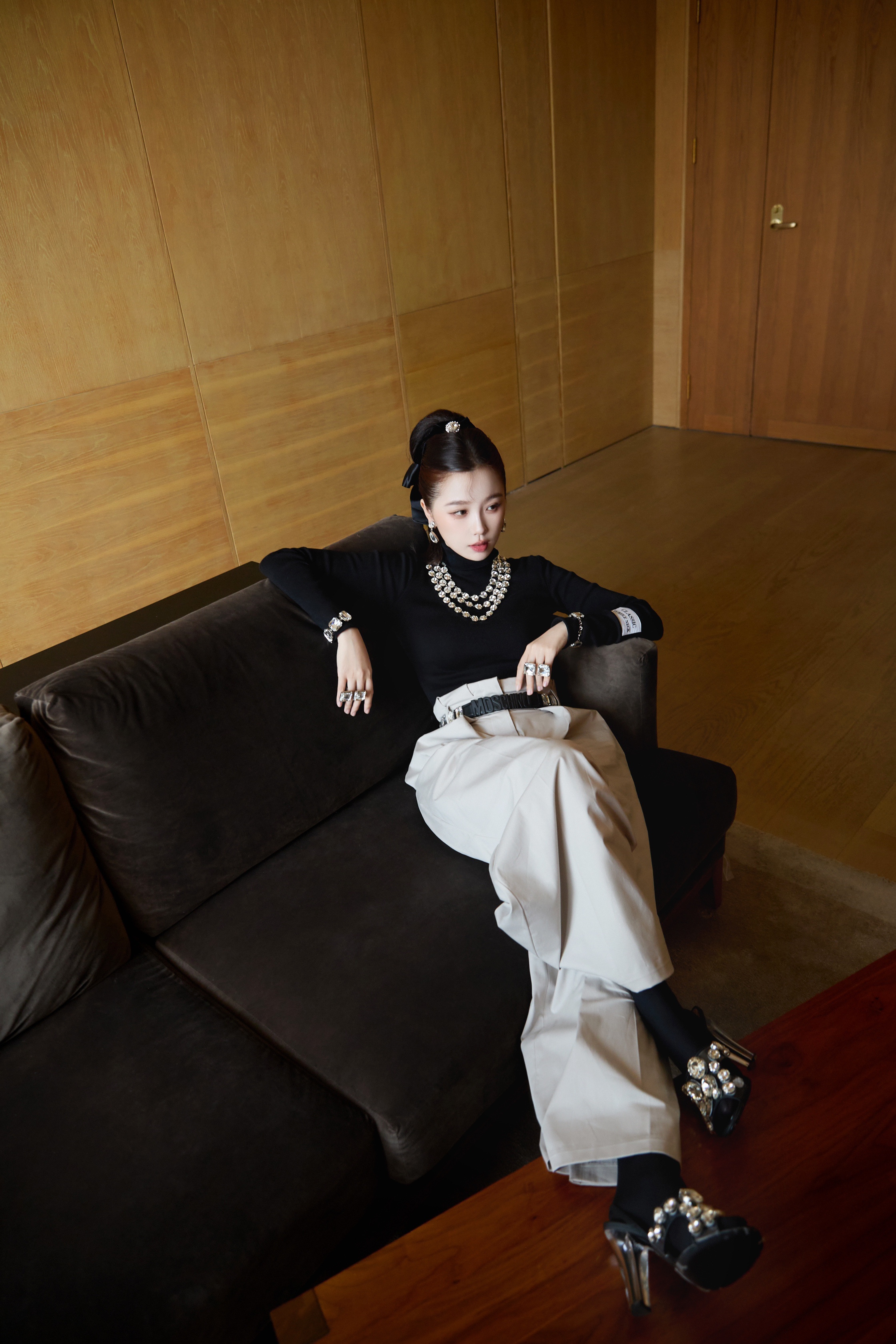 虞书欣黑莲花女王  就爱高马尾  怎？ 