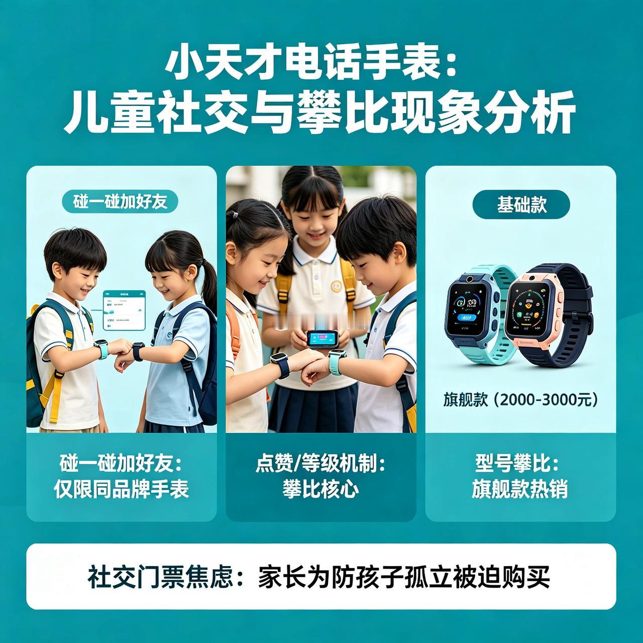 儿童电话手表彻底变味！早已不是安全工具，成了小学生攀比、交易、内卷的社交战场
 