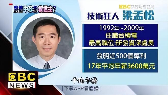 国内宣布实现 7 纳米芯片技术突破后，台积电资深研发工程师杨光磊感慨，倘若没有梁