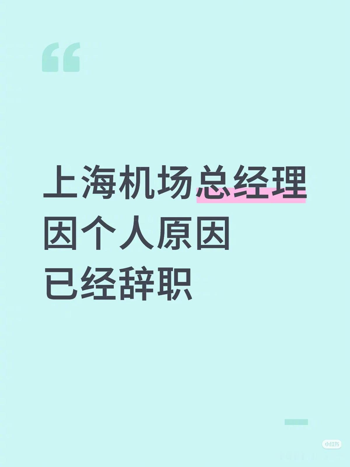 上海机场总经理辞职   辞职应该写成“辞职”，更容易理解。5月份，当时首都机场的