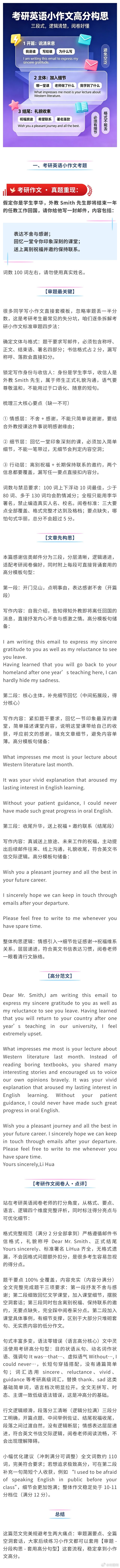 考研英语小作文审题构思全攻略，告别提笔无思路痛点 