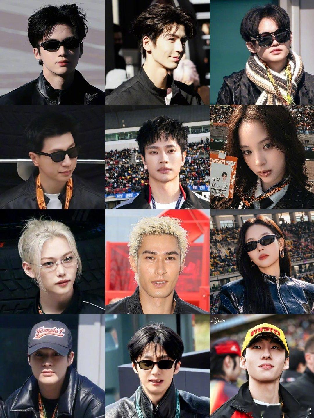 F1中国大奖赛，好多人啊，明星怼脸图谁赢了？于适、张凌赫、刘雨昕 米卡李昀锐、谢