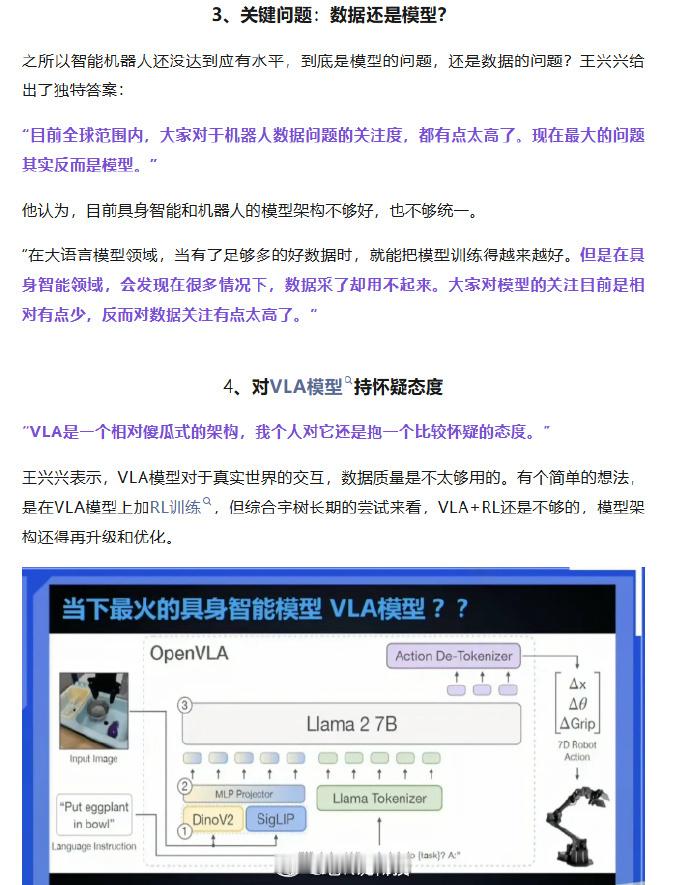 【VLA模型遭质疑：智驾的“终极答案”还是“傻瓜架构”？】在车企集体押注VLA（