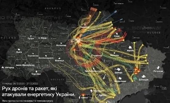 俄军对基辅的空袭，打法突然变了。不再是以前那种分散各地的袭扰，而是把几乎所有弹药