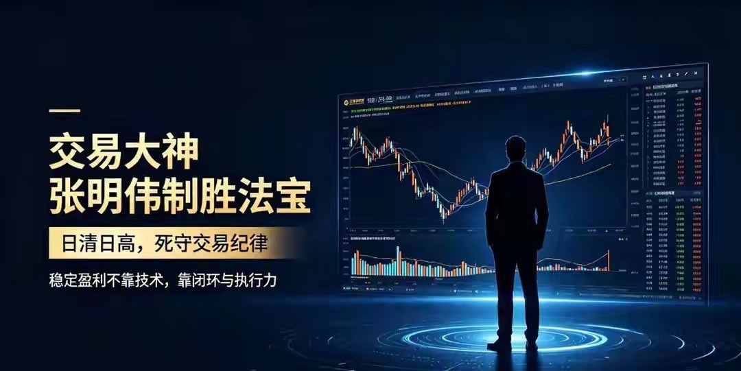 张明伟终极法则：稳定盈利从不靠技术 只凭两件事 日清日高 死守纪律交易圈一直存在