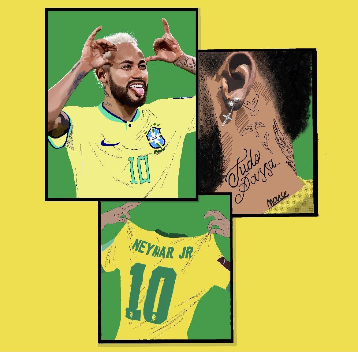 内马尔的终极目标：就是能参加今年的世界杯比赛。
           参加世界杯