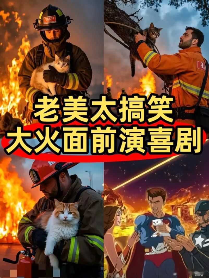 老美让全世界都笑喷了！加州1场大火，他们竟创下8个荒唐笑料！1.洛杉矶市长：等火