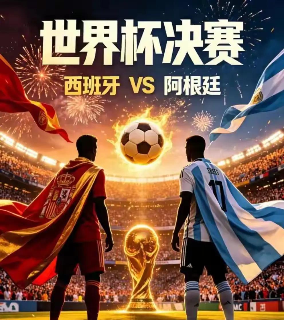 2026年美加墨世界杯冠亚军决赛由西班牙队vs阿根廷队，是欧洲冠军与南美冠军的对