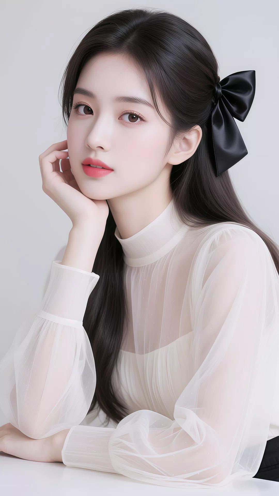 《薄纱里的时光痕迹》
蝉鸣穿透七月流火的午后，我站在老洋房的雕花铁门前，看着表妹