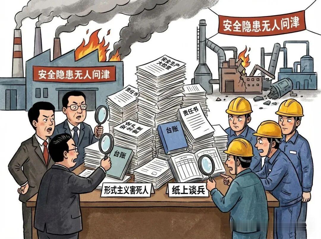 过度追责会带来一个什么后果呢，那就是多一事不如少一事，把心思都用在留痕免责上。