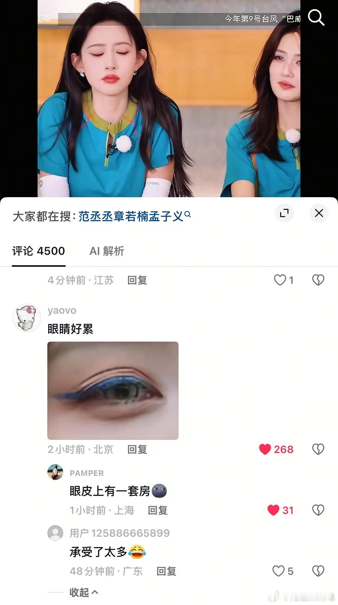 🫘人审判，说白鹿妆造用力过猛