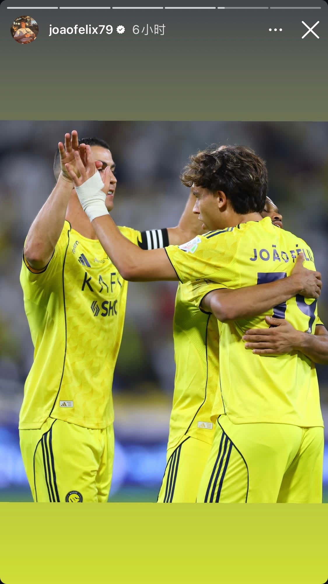 哈森姆0比2利雅得胜利 菲现在知道他大哥是有多好了[喵喵]赛后还会单独发个照片了