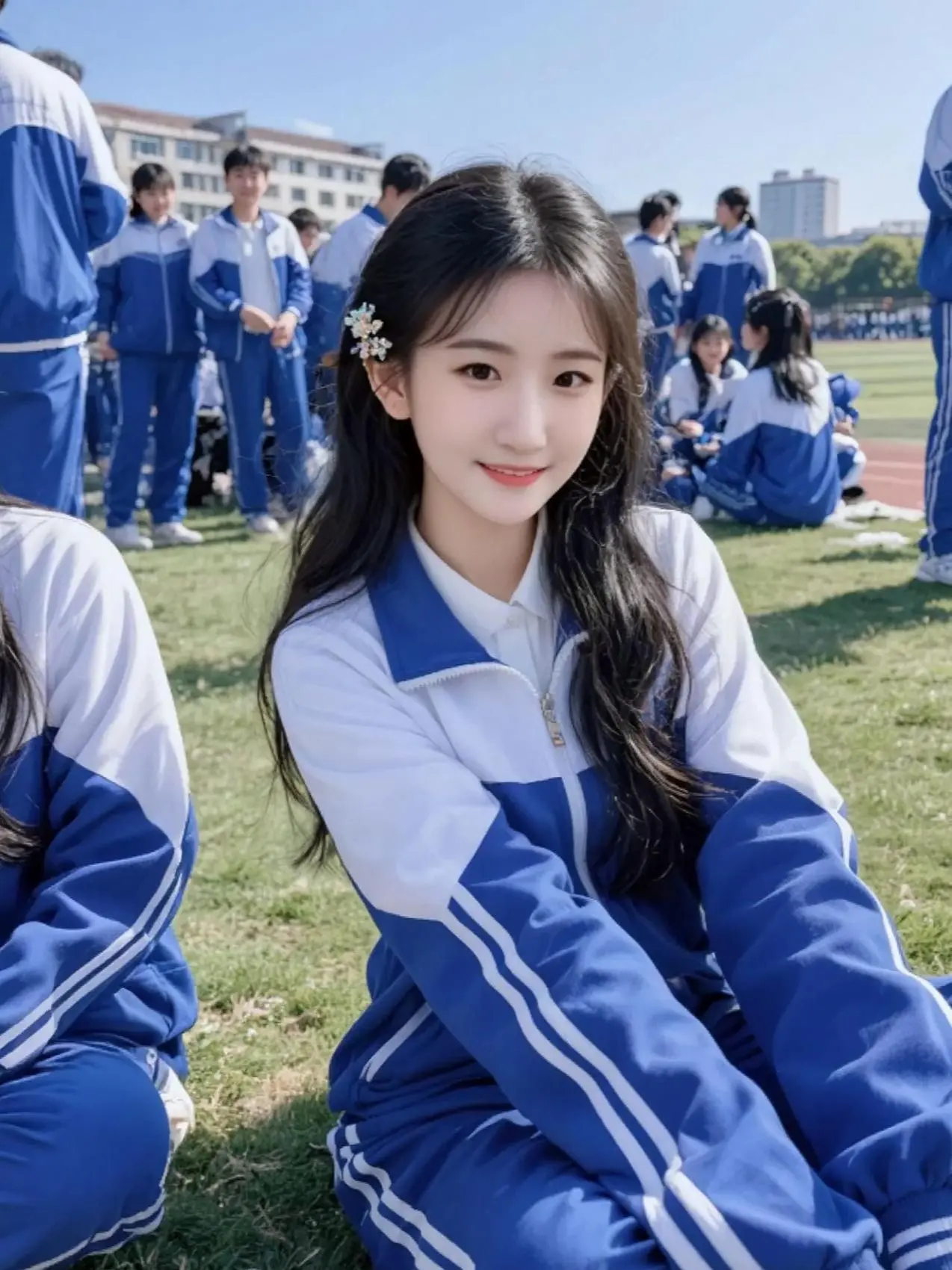 AI甜美校园风 ai创作