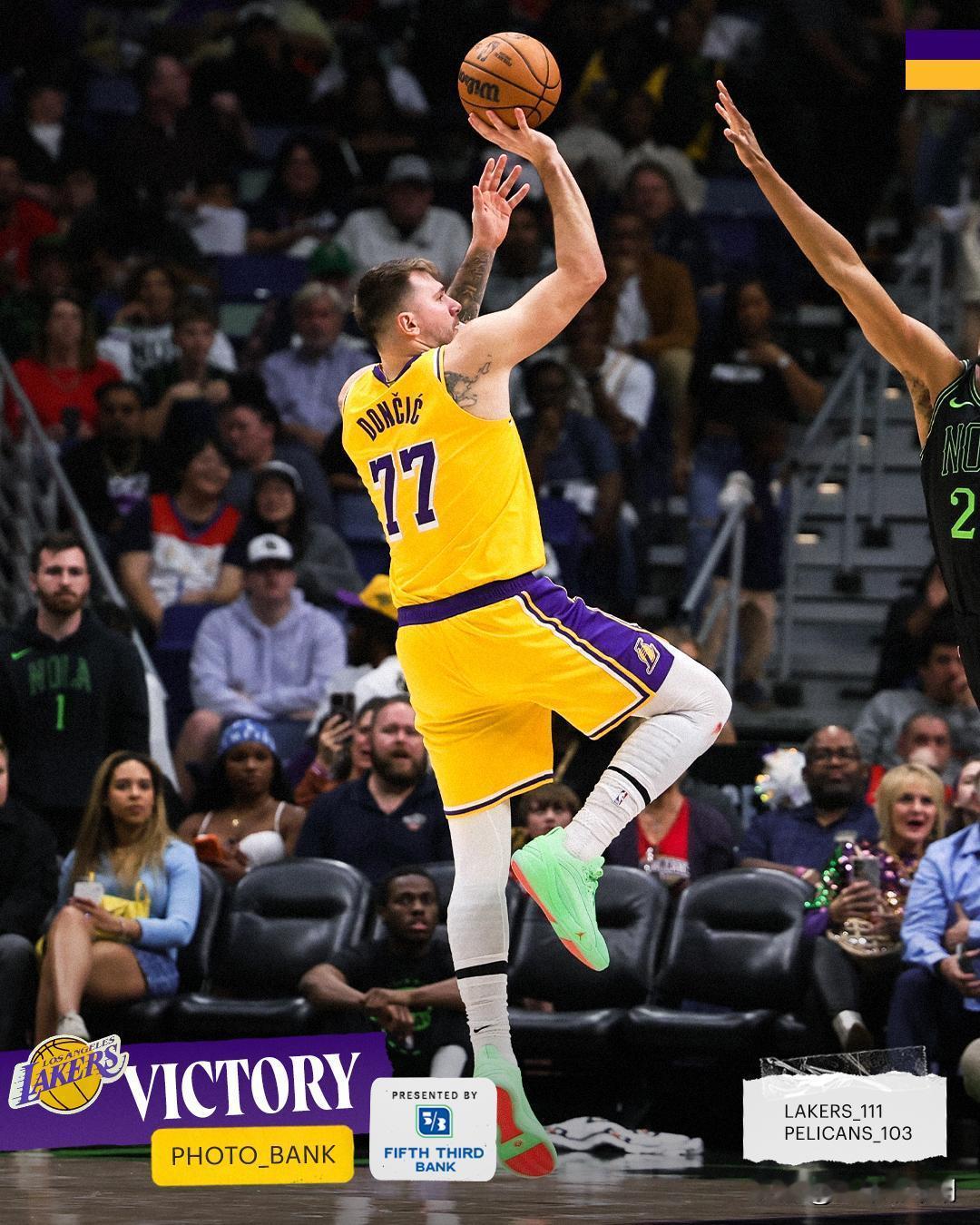 我们末节接管了比赛！湖人社媒晒战胜鹈鹕的赛场精彩瞬间

1月7日消息，NBA常规