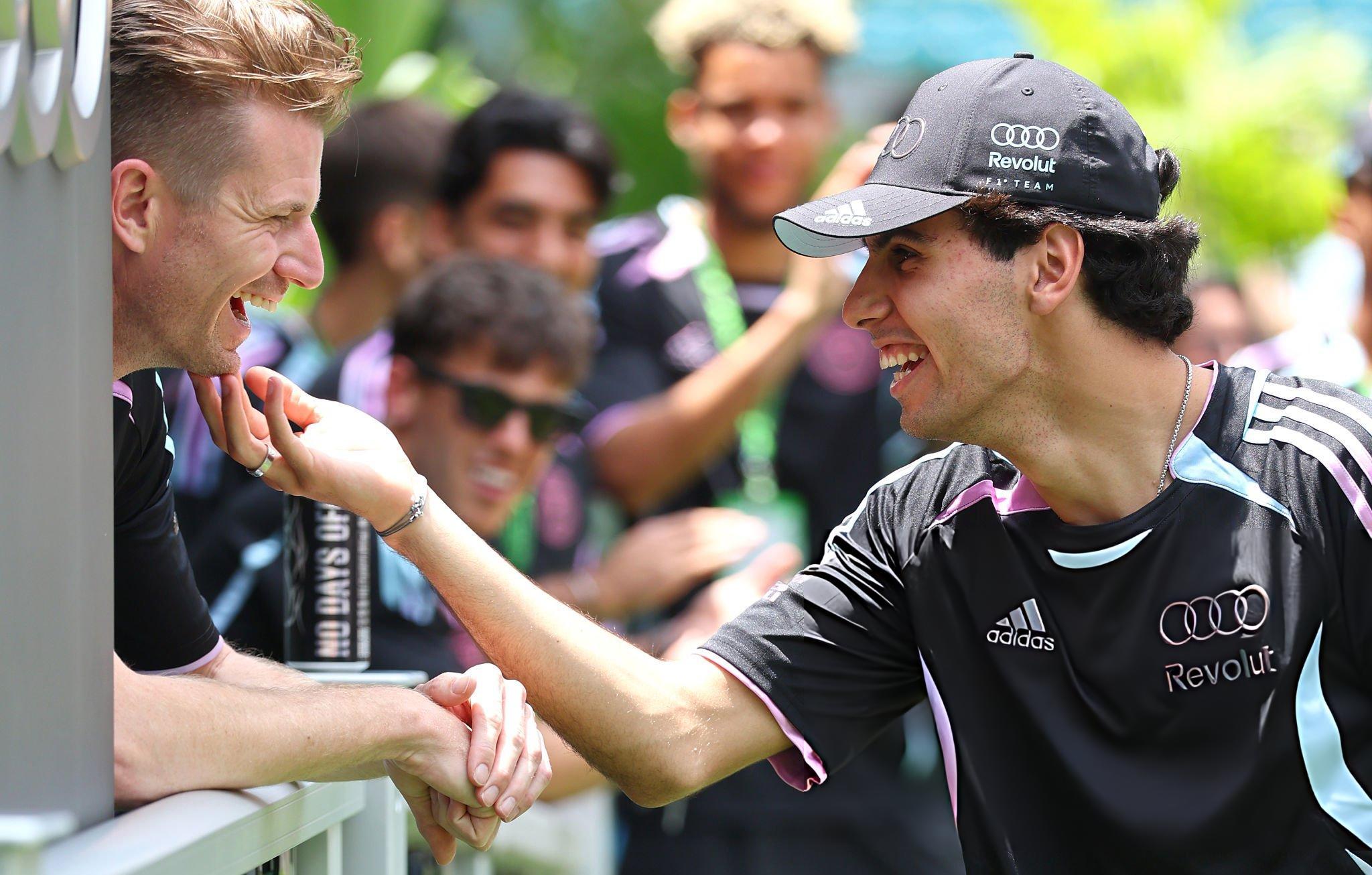 Nico Hulkenberg & Gabriel Bortoleto 出席F1