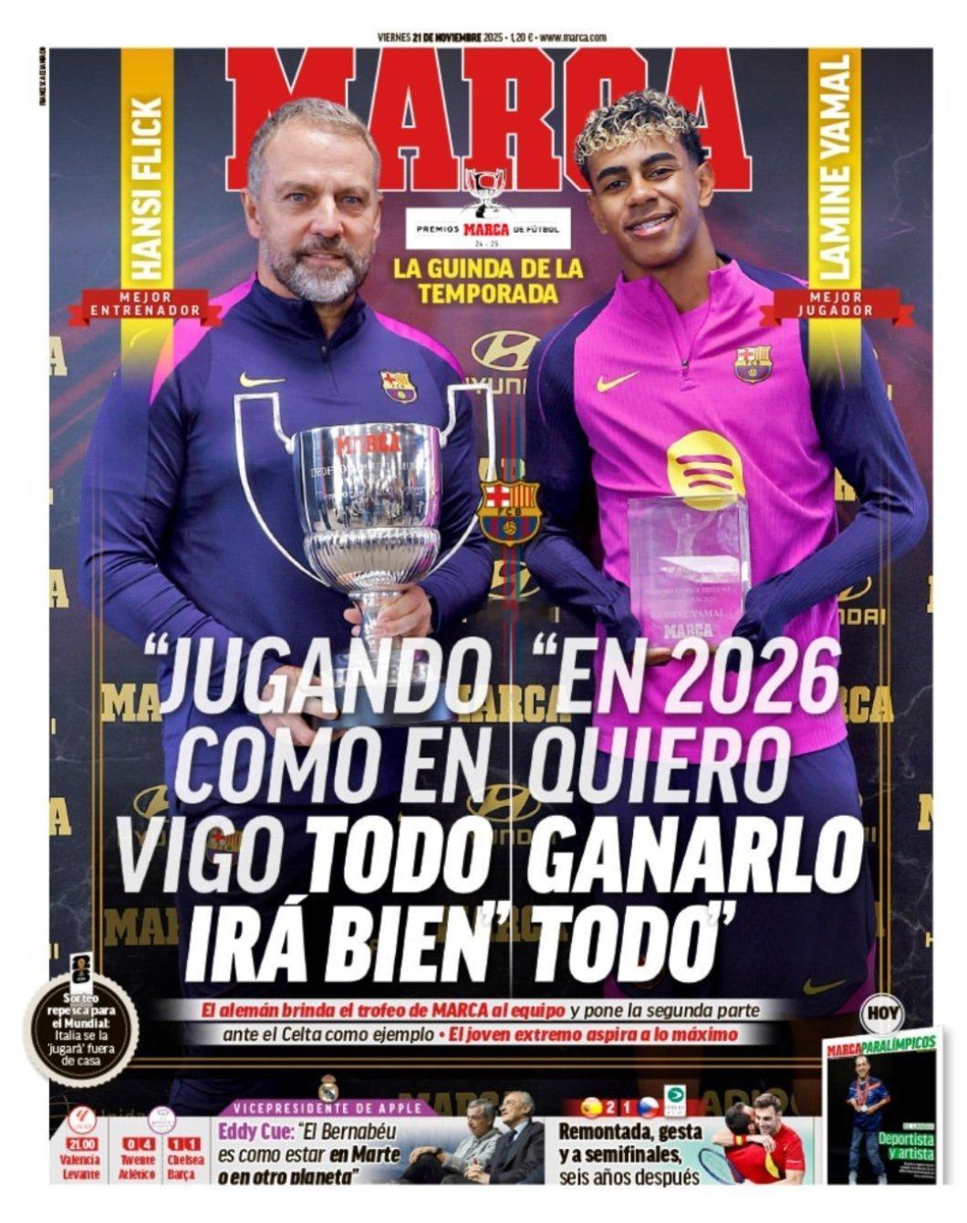 《马卡》苹果服务高级副总裁埃迪·库:“伯纳乌就像在火星或者另一个星球” 