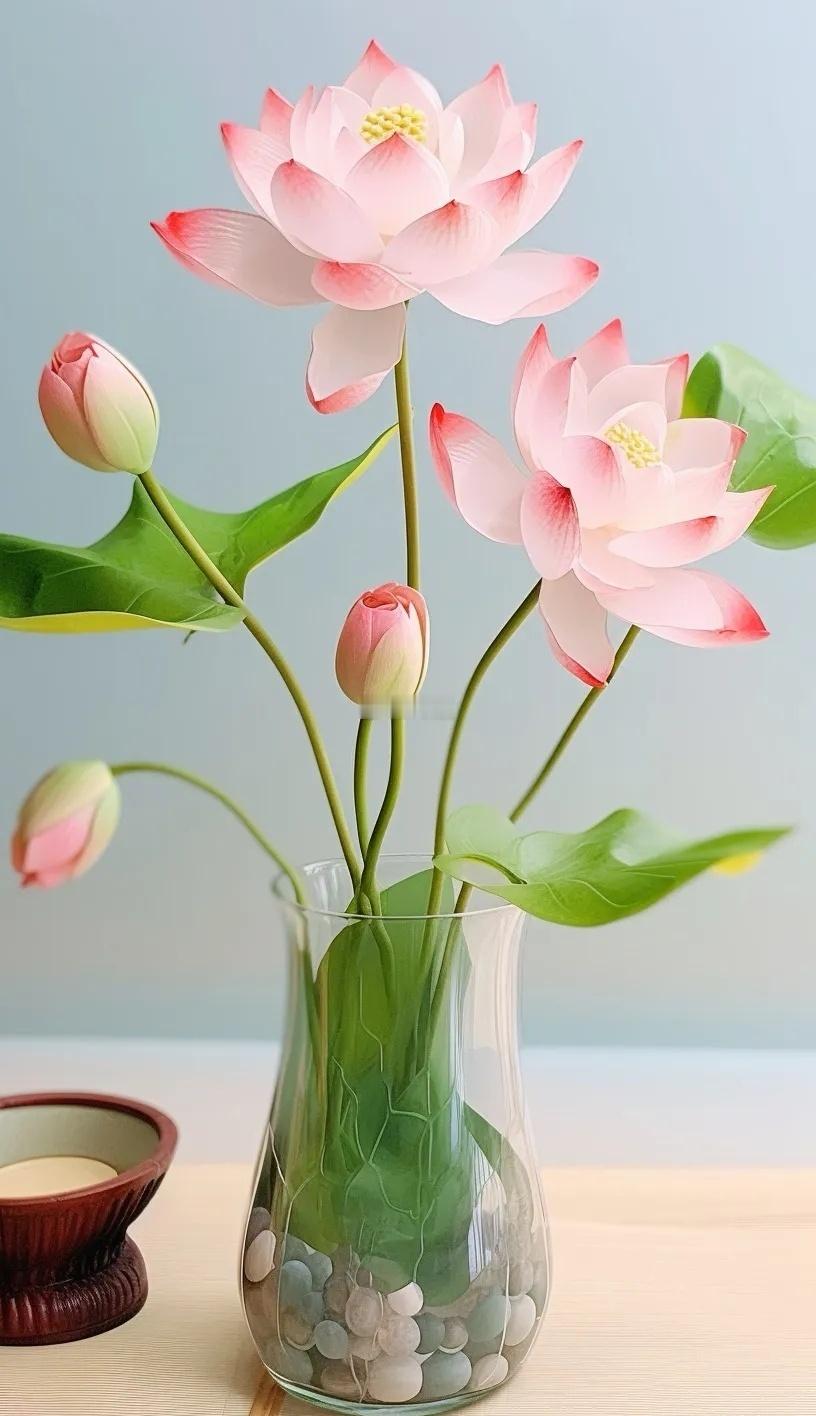 好运莲莲，荷荷美美，大吉大利 